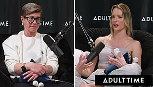 Hey busty lesbians Octavia Red, wanna see full face sitting scissoring scene?