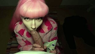 public agent unlocks chastity belt and creampies her soaked pussy outdoors