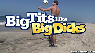 imagine those huge natural tits bouncing on monster cock