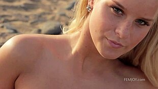 marry queen teases her perfect natural tits making you dream of her sensual nude body