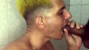 grindr stud flaunts his straight thick massive brazilian cock for cruising