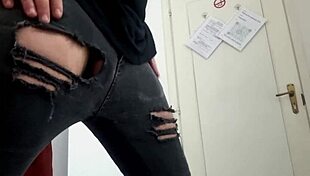 ITALIAN STUD RIPS CLOTHES OFF STOOL-GRINDING NEIGHBOR FOR MASSIVE CUMSHOT