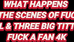 siri dahl and big titty queens ride fan cock backstage in 4k