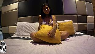 hey elizabet 18 yr old latina cutie here for porn casting to be top actress ridin cock cowgirl pov