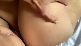 Whoa 😍 my hot hermanastra sneaks in begging for face cum after wild fuck session!