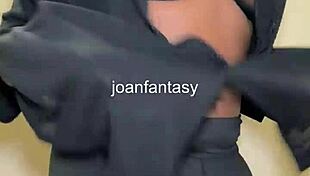 Joanfantasy Fingers Herself in Steamy Washroom!