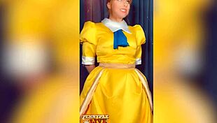 stunning redhead penny pax strips teases rips clothes. grabs dildo for deep roleplay gaping orgasm