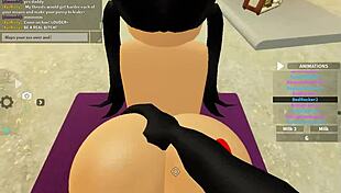 what if roblox turned into wet ass shaking monster cock riding with big tits bouncing