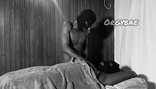 hey watch this homemade wife thong massage turn into shaved pussy play