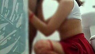 stepsis sneaks teacher inside for bent over creampie doggystyle voyeur!