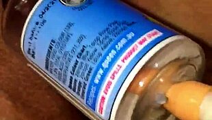 wife teases swollen clit with close up suction play homemade juicy mature style