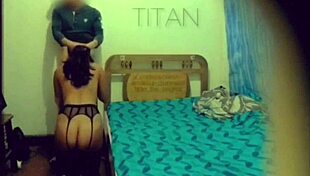 check out this big ass venezolana prostitute in lingerie shaking natural tits for new year hardcore sex