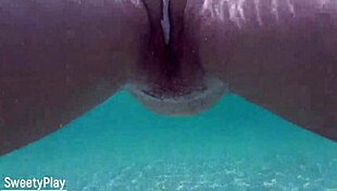Pounding Multiple Creampies Underwater into Chubby Housewife's Juicy Big Ass Pussy Non-Stop!