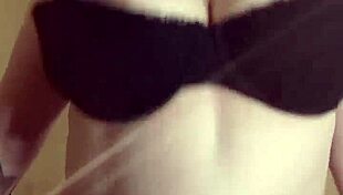 her huge natural tits tease you to jerk off and cum