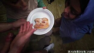 Rich ed arab teen sneaks base for soldier big ass pounding