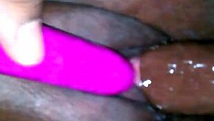 her massive squirting orgasm explodes again from monster cock and vibrator play part 2