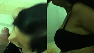 Latina Teen Deepthroats Cock in Steamy Suck Session