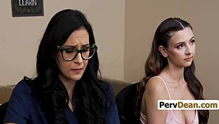 we caught your stepdaughter running a secret glory hole at the university desk