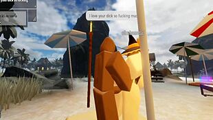 picture a robloxian witch's big tits and ass wrecked by black cock