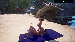 Tanya and Sonia Bikini Beach Tease