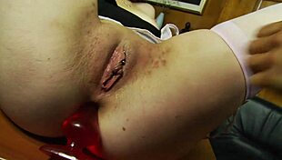 i uh plugged tiffany doll's ass w-toys n cock