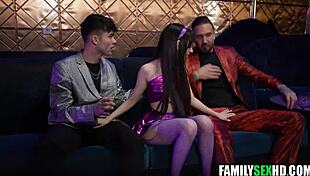 stripper stepdaughter tempts stepdad with pussy