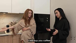 i got wrecked hard by neighbors in 4k coffee quickie double team creampie