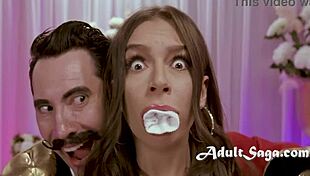 Lauren Phillips Hosts FFM Party Game Pin Sock Suck Cock Deepthroat Rimjob