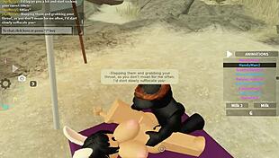 what if roblox turned into wet ass shaking monster cock riding with big tits bouncing