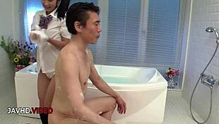 how does suzu handle that sensual shaved pussy climax?