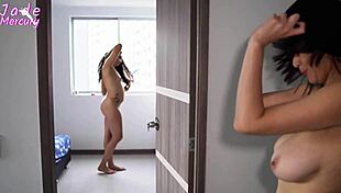 burglar girl strips owner then they fist anal fuck wildly