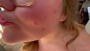 mama's boy returns home for creampie pounding in missionary with dirty talk spitting and big tits bouncing