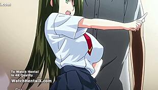 Hey sexy hentai girl, bend over for doggystyle creampie with big tits bouncing! 🔥🍑