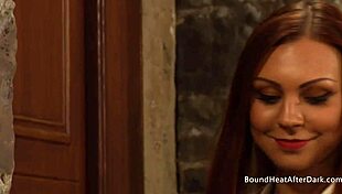 my blonde slave's big tits quiver as madame fingers her deep