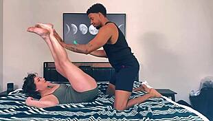 breeding her deep with huge bbc creampie doggystyle double deepthroat