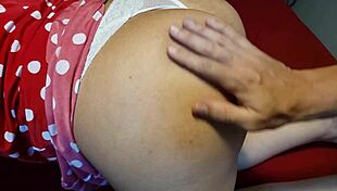 look at this huge ass wife slut humiliated by fan fuck while hubby watches