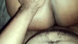 Amateur ebony wife gets bent over for intense homemade pounding while parents nearby