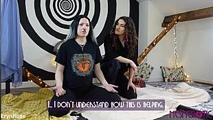 therapist turns crossdressing client into shaved pussy femdom slave concubine