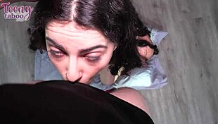 18 Stepdaughter Angel Gostosa Bends Thick Ass Over for Stepdad Creampie Doggystyle