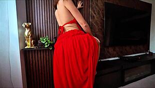 Man, my stepmom in that wet dress rides cock so hard it's pure fire!