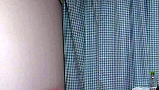 Akane Iruma slips out of see-through lingerie into fishnets slowly?