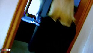 Larry bangs chubby hairy milf Margaux deepthroat rough bedroom quickie