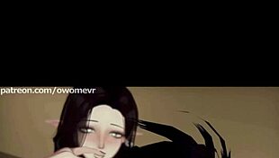 3D Cowgirl Rides Huge Expanding Firm Tits POV