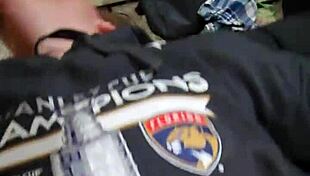 man he just dumped a massive creampie deep in his wife's squirting pussy after face fucking her hard