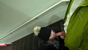 couple rips clothes for roadside ski fuck and hotel climax