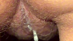 amateur creampie explodes in ultra slow motion dripping everywhere