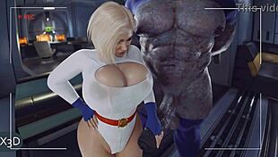 yo power girl, feel darkseid's monster cock breeding your big tits and ass.