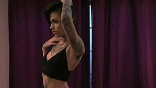 what if backstage photoshoot revealed her pierced alt pussy tease