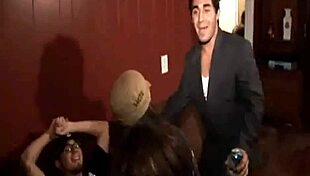 naughty party babe sneaks hardcore fun on the billiard table