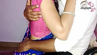 indian maid lured by raise promise into bent over pussy lick